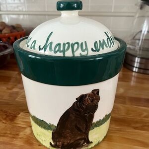 Zeppa Studios Dog Treat Jar